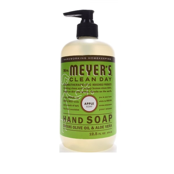Mrs. Meyers Clean Day Mrs. Meyer's Clean Day Organic Apple Scent Liquid Hand Soap 12.5 oz 17427 - main